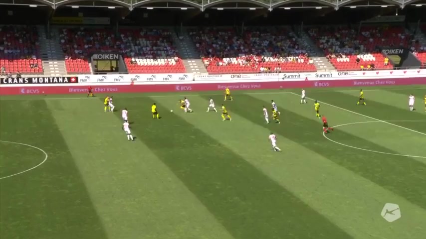 SUI Sl FC Sion Vs Young Boys Wilfried Kanga Aka Goal in 5 min, Score 0:2