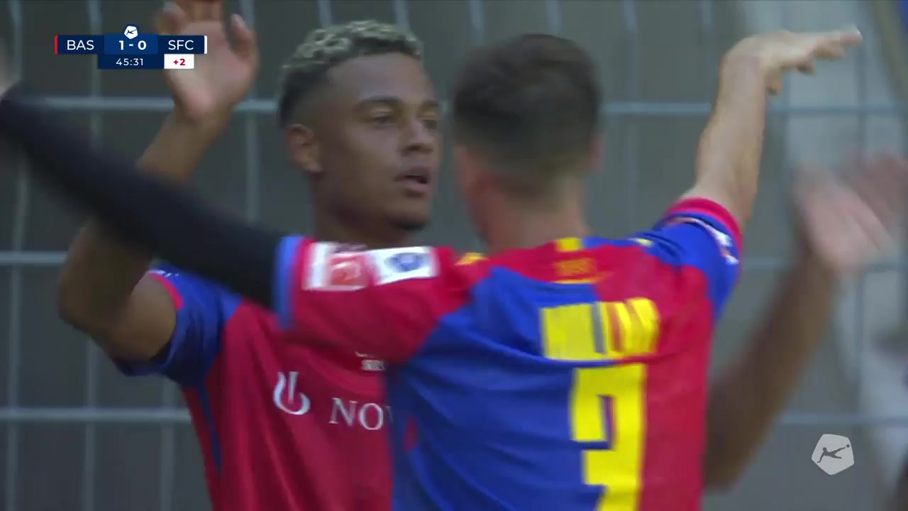 27 Basel Vs Servette 45 skor gol Dan Ndoye, skor 1:0