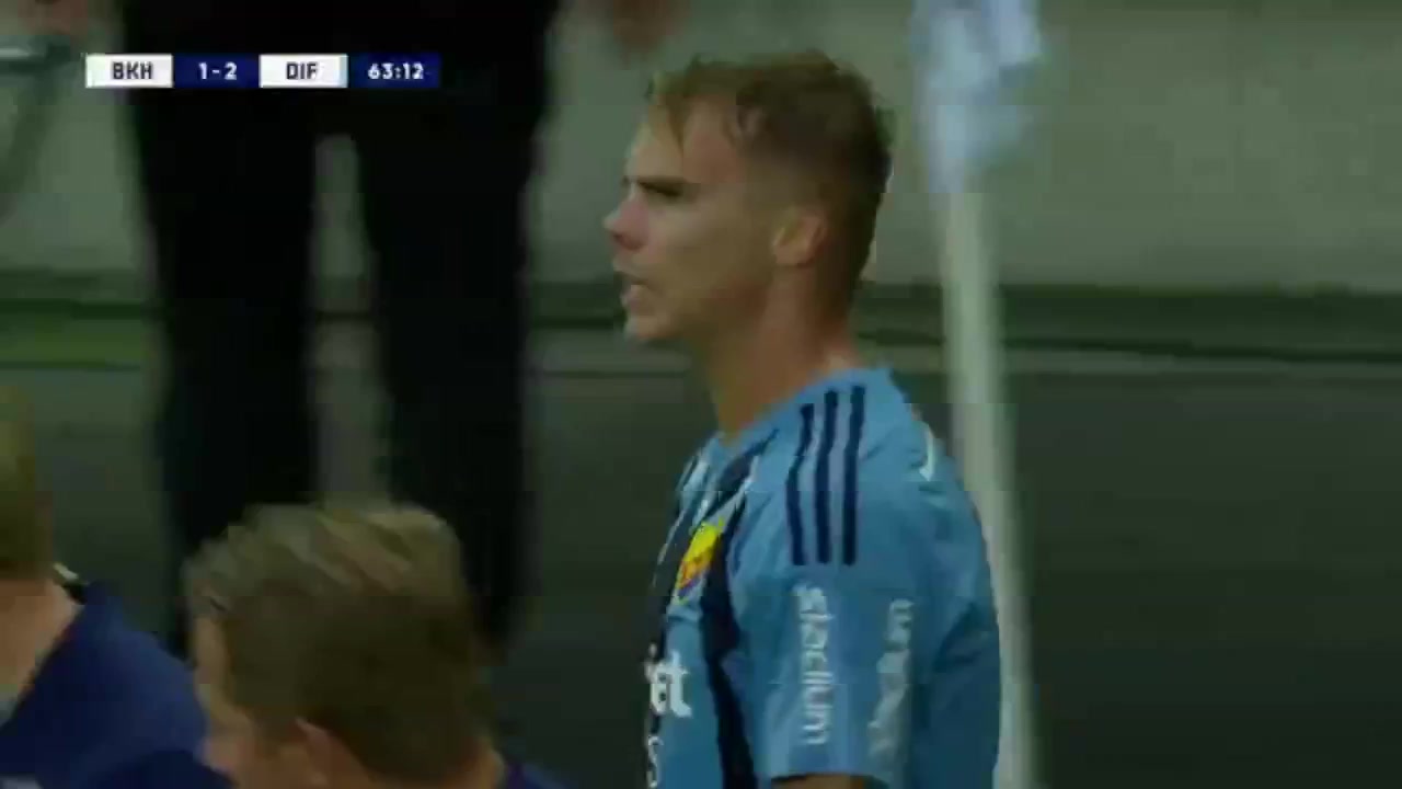 SWE D1 Hacken Vs Djurgardens Elias Andersson Goal in 64 min, Score 1:2