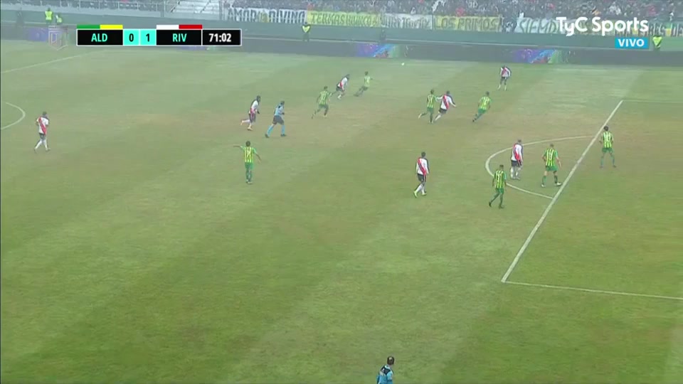 ARG D1 Aldosivi Mar del Plata Vs River Plate Agustin Palavecino Goal in 71 min, Score 0:1