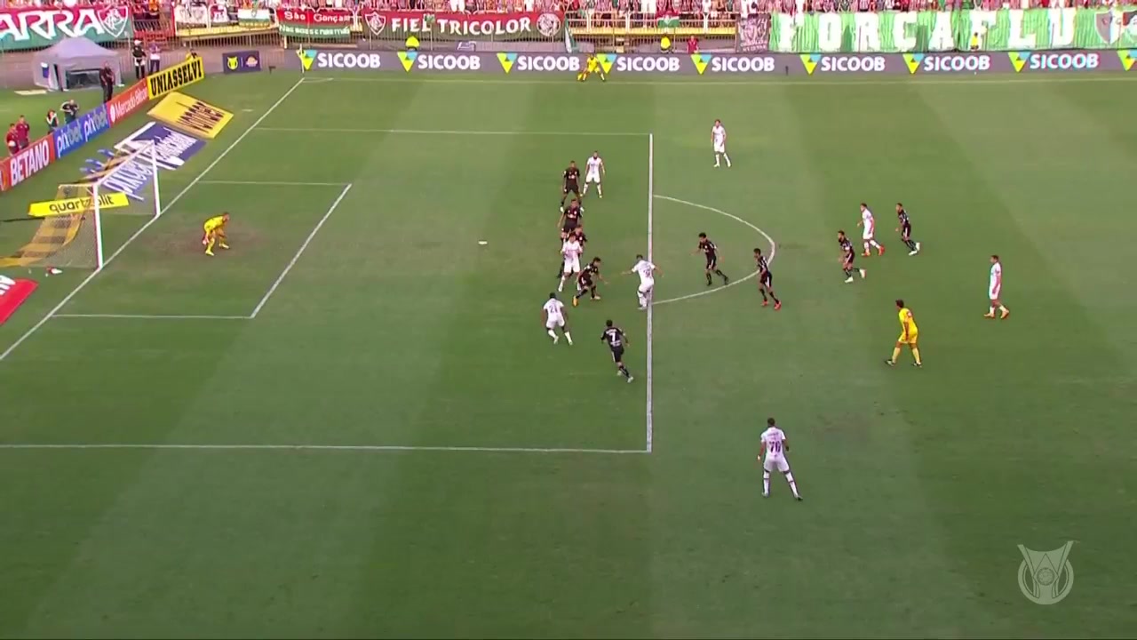 BRA D1 Fluminense RJ Vs Bragantino Jhon Arias Goal in 62 min, Score 1:0