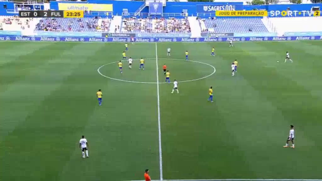 INT CF Estoril Vs Fulham 26 phút Vào, ghi bàn 0:3