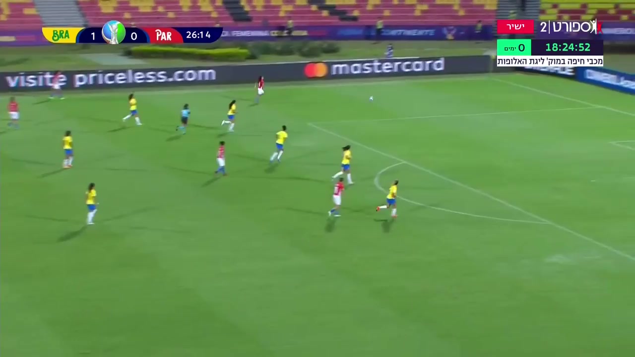 CON W Brazil (w) Vs Paraguay (w) Beatriz Zaneratto Joao Goal in 28 min, Score 2:0