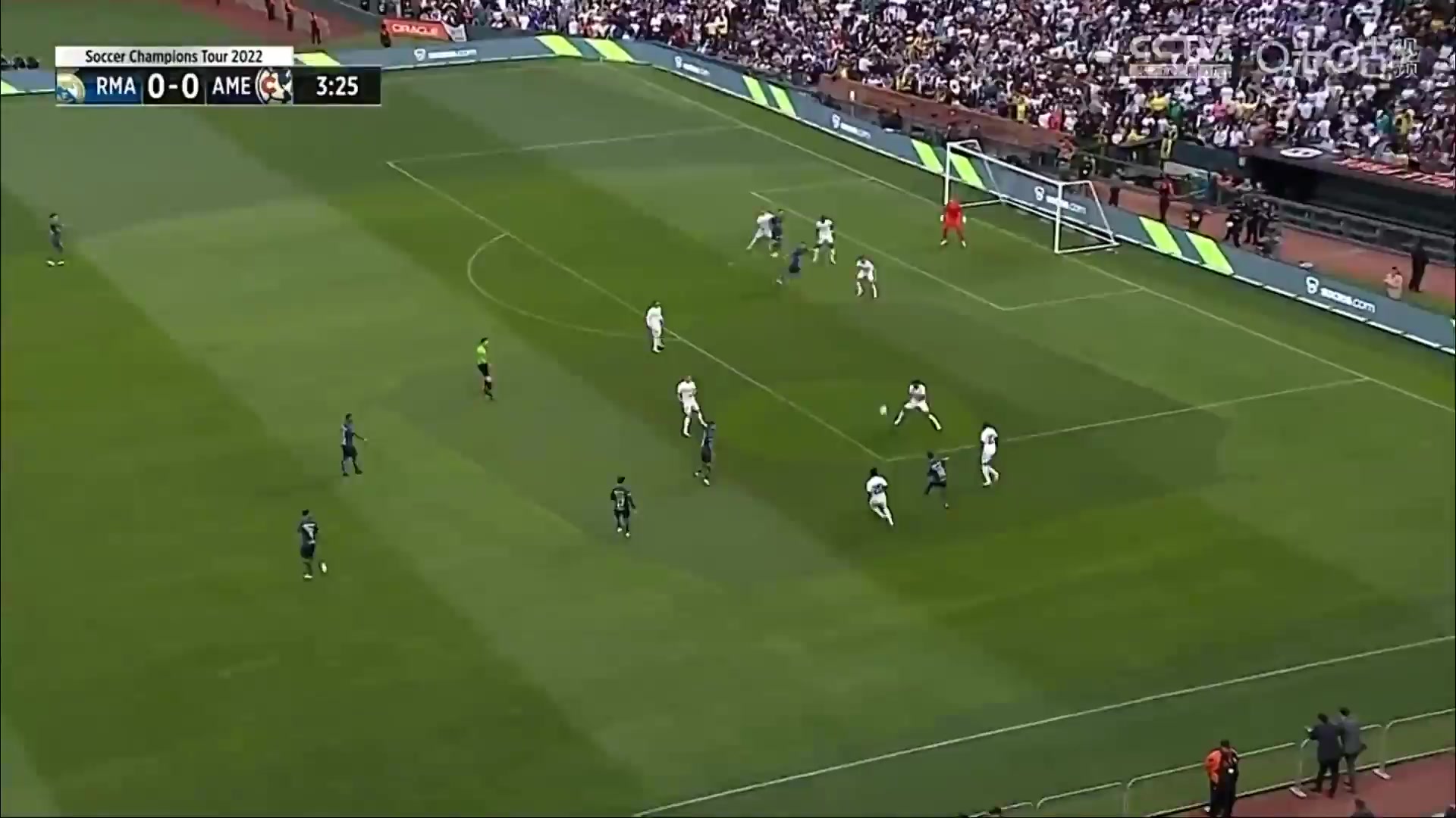 INT CF Real Madrid Vs Club America 4 phút Henry Josue Martin MexVào, ghi bàn 0:1