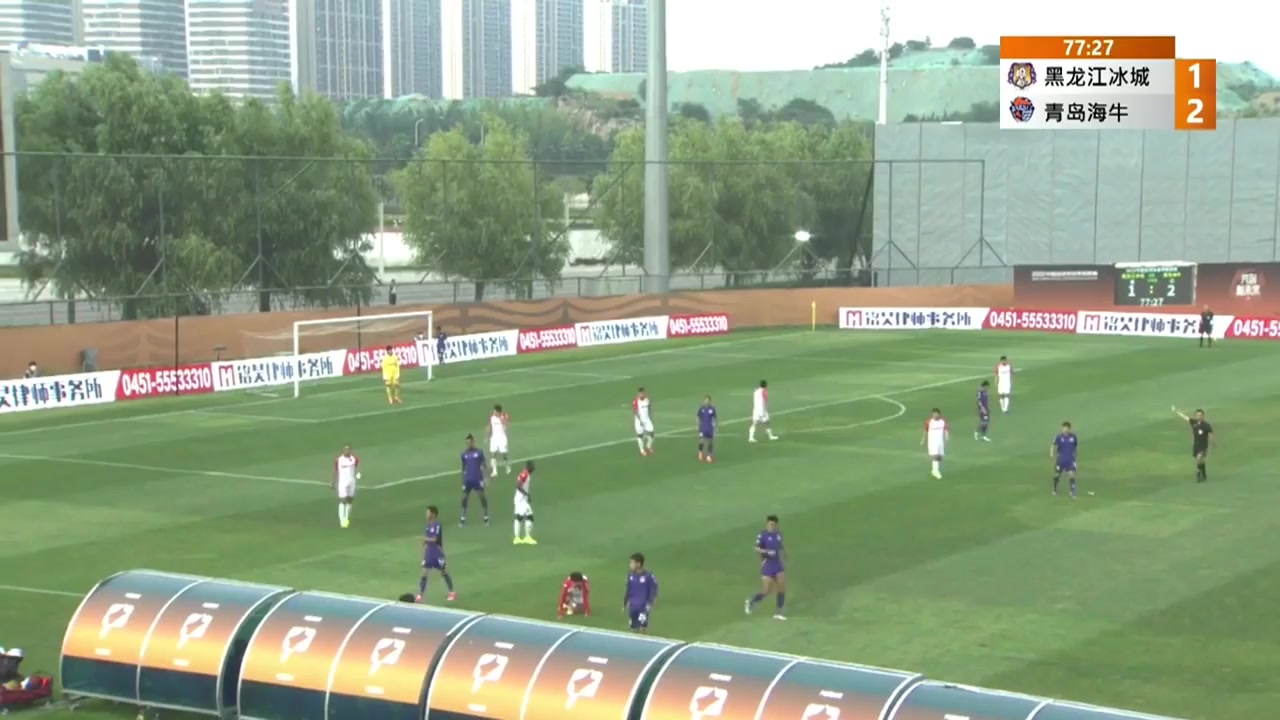 CHA D1 Heilongjiang Lava Spring Vs Qingdao Manatee  Goal in 79 min, Score 1:3