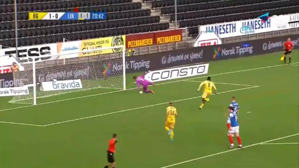 UEFA CL Bodo Glimt Vs Linfield FC 20 phút Victor BonifaceVào, ghi bàn 2:0