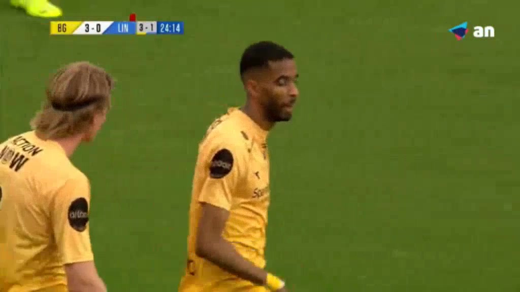 UEFA CL Bodo Glimt Vs Linfield FC 24 phút Amahl PellegrinoVào, ghi bàn 3:0