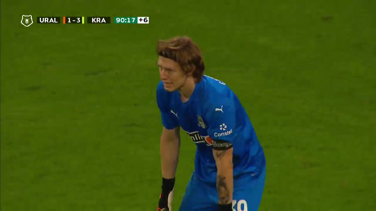 10 Ural Sverdlovsk Oblast Vs FC Krasnodar 90 skor gol Aleksey Kashtanov, skor 1:3