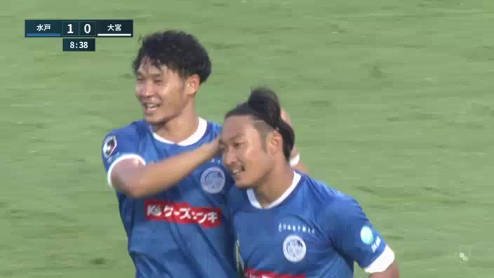 JPN D2 Mito Hollyhock Vs Omiya Ardija 8 ทำประตู Yutaka Soneda ประตู, ทำคะแนน 1:0