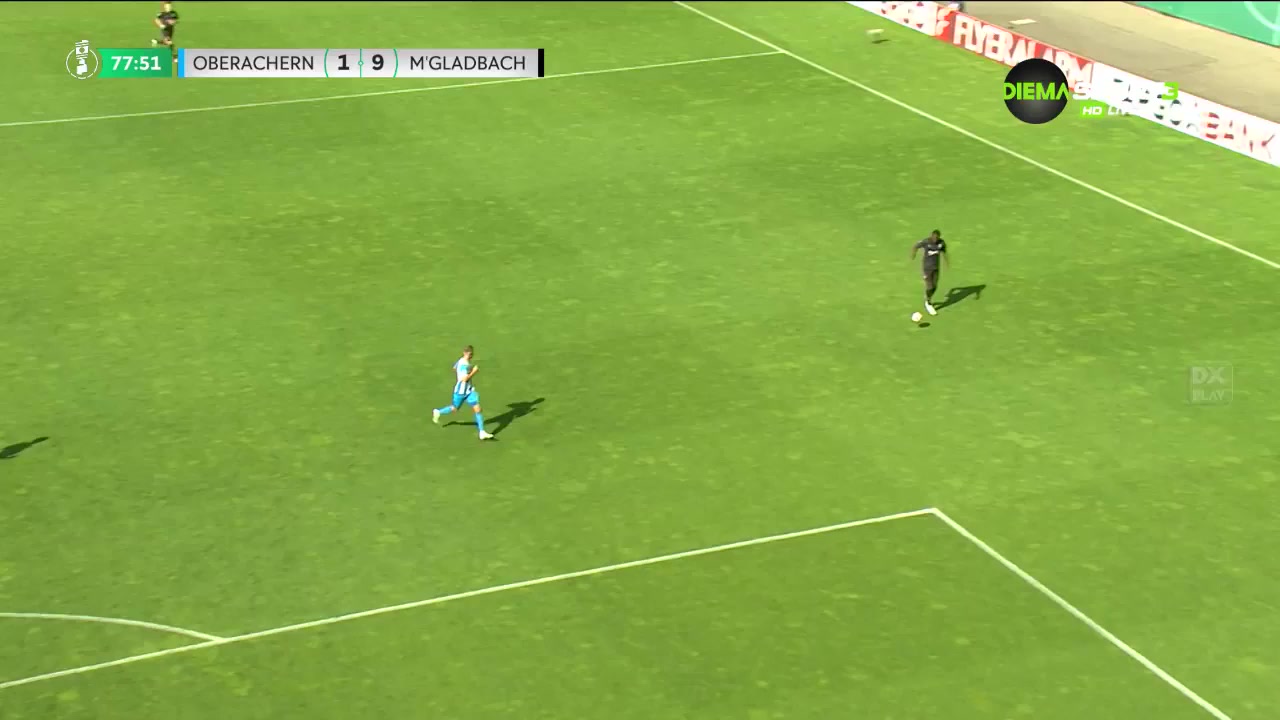 GERC SV Oberachern Vs Borussia Monchengladbach Florian Neuhaus Goal in 78 min, Score 1:9