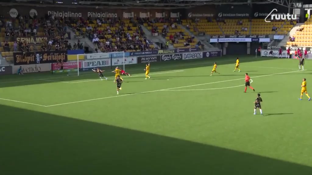 FIN D1 SJK Seinajoen Vs AC Oulu Tuomas Kaukua Goal in 75 min, Score 3:1