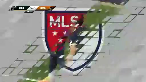 MLS Philadelphia Union Vs Houston Dynamo 56 ทำประตู  ประตู, ทำคะแนน 5:0