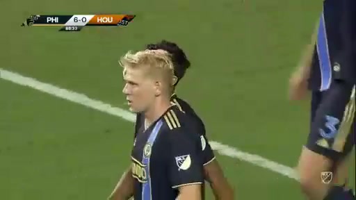 MLS Philadelphia Union Vs Houston Dynamo 91 ทำประตู  ประตู, ทำคะแนน 6:0