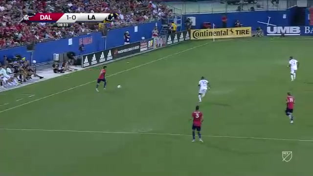 MLS FC Dallas Vs LA Galaxy Franco Daniel Jara Goal in 8 min, Score 1:0