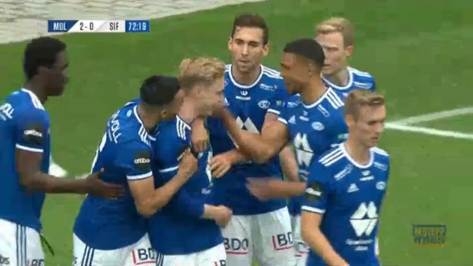 22 Molde Vs Stromsgodset 72 skor gol Ola Brynhildsen, skor 2:0