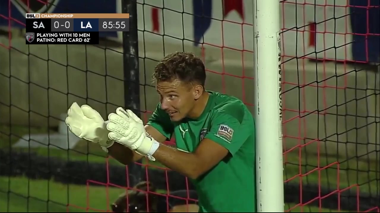 USL CH San Antonio Vs Los Angeles Galaxy II 87 ทำประตู Shannon Gomez ประตู, ทำคะแนน 0:1