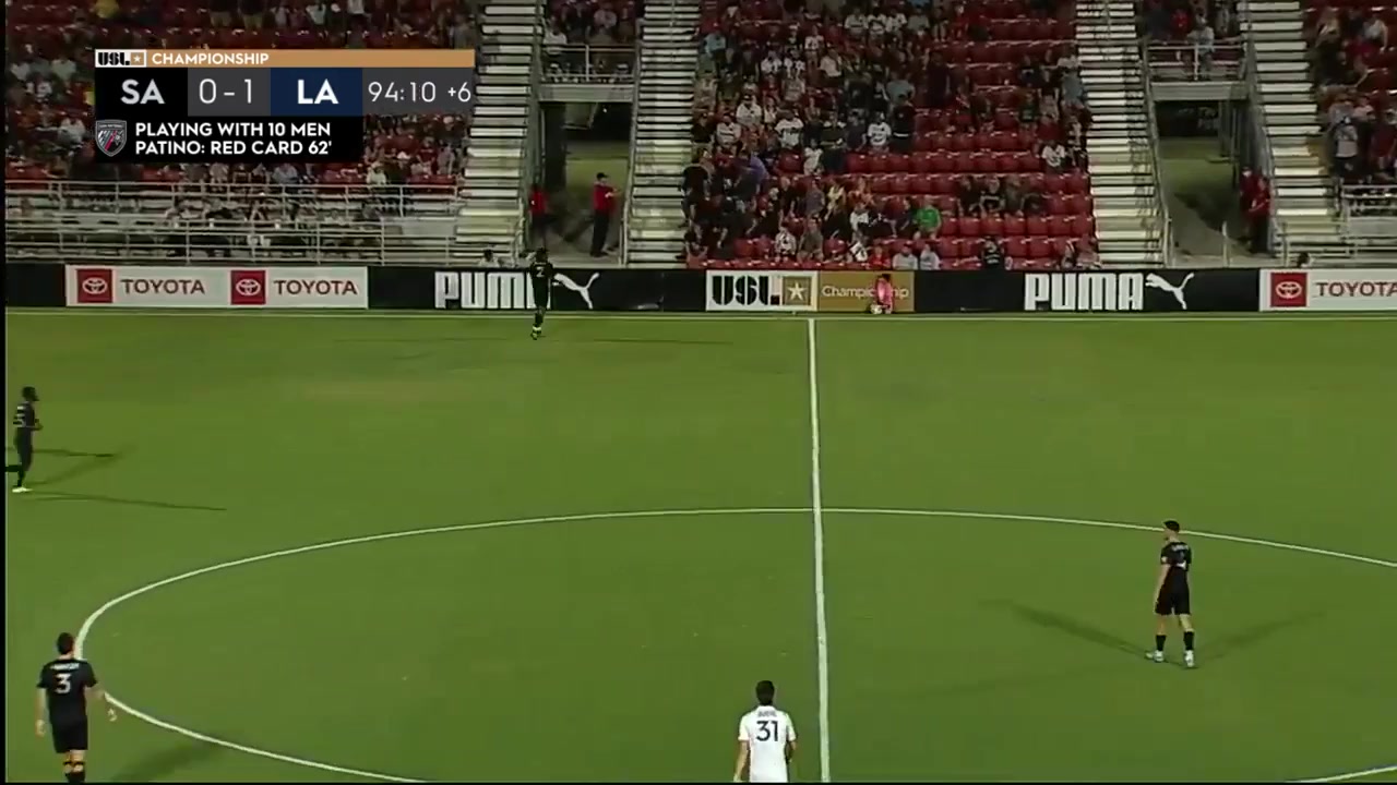 USL CH San Antonio Vs Los Angeles Galaxy II 96 ทำประตู  ประตู, ทำคะแนน 1:1