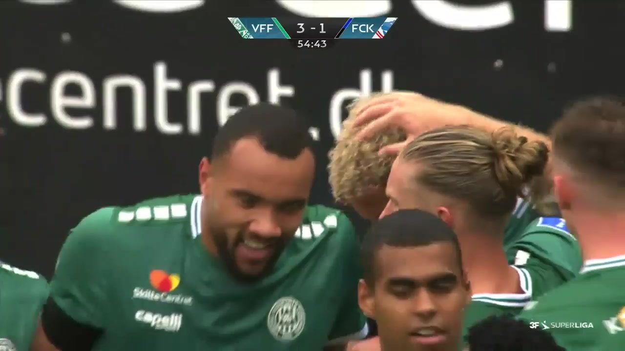 DEN SASL Viborg Vs FC Copenhagen 55 ทำประตู Justin Lonwijk ประตู, ทำคะแนน 3:1