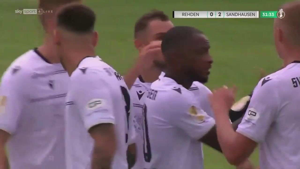 GERC BSV Rehden Vs SV Sandhausen Ahmed Kutucu Goal in 31 min, Score 0:2