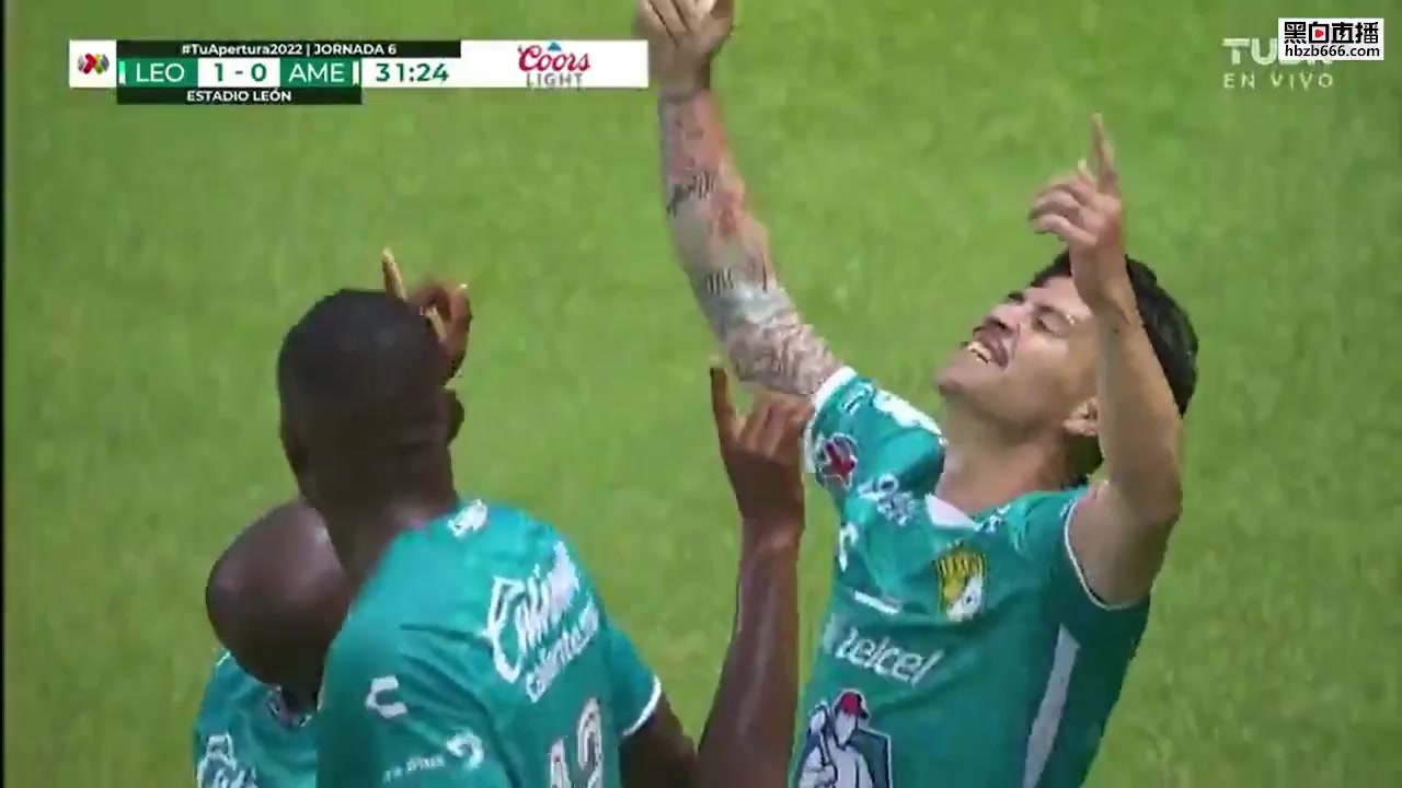 140 Club Leon Vs Club America 31 skor gol Victor Alejandro Davila Zavala, skor 1:0