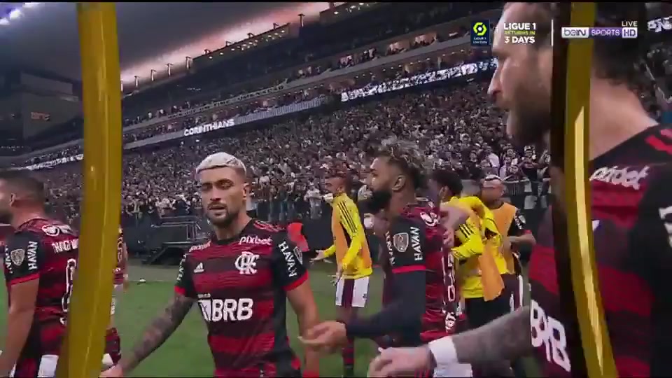 CON CLA Corinthians Paulista (SP) Vs Flamengo Giorgian De Arrascaeta Benedetti Goal in 36 min, Score 0:1