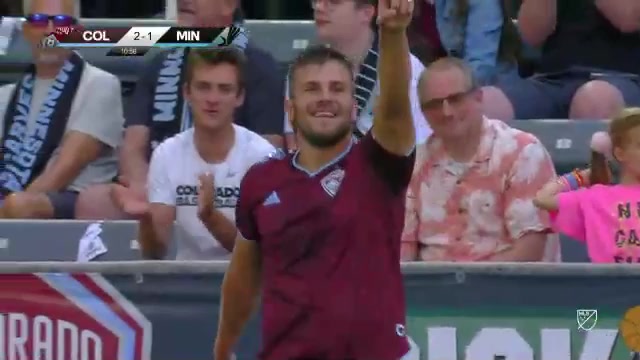 MLS Colorado Rapids Vs Minnesota United FC 11 ทำประตู Diego Rubio Kostner ประตู, ทำคะแนน 2:1