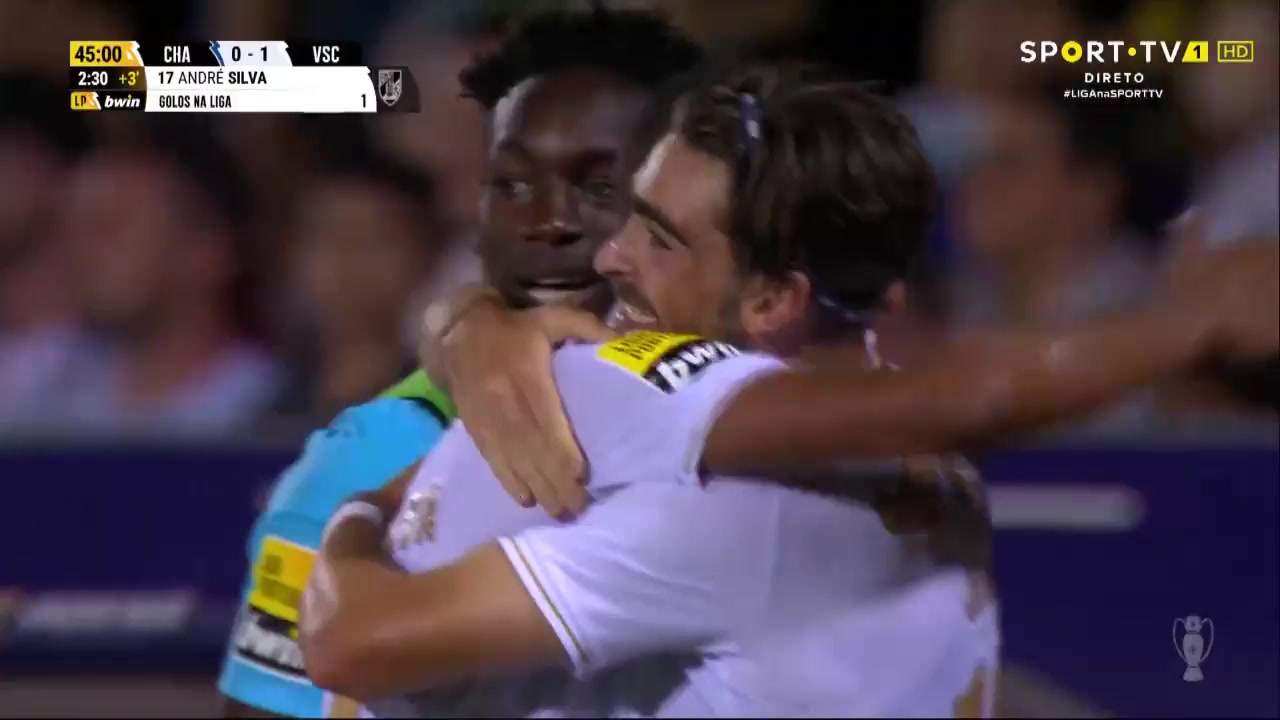POR D1 GD Chaves Vs Vitoria Guimaraes 45+ phút Andre Oliveira SilvaVào, ghi bàn 0:1