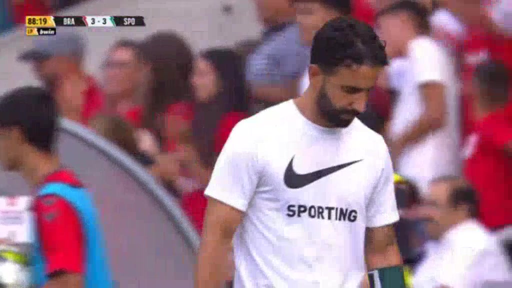 POR D1 Sporting Braga Vs Sporting CP 88 phút Abel RuizVào, ghi bàn 3:3