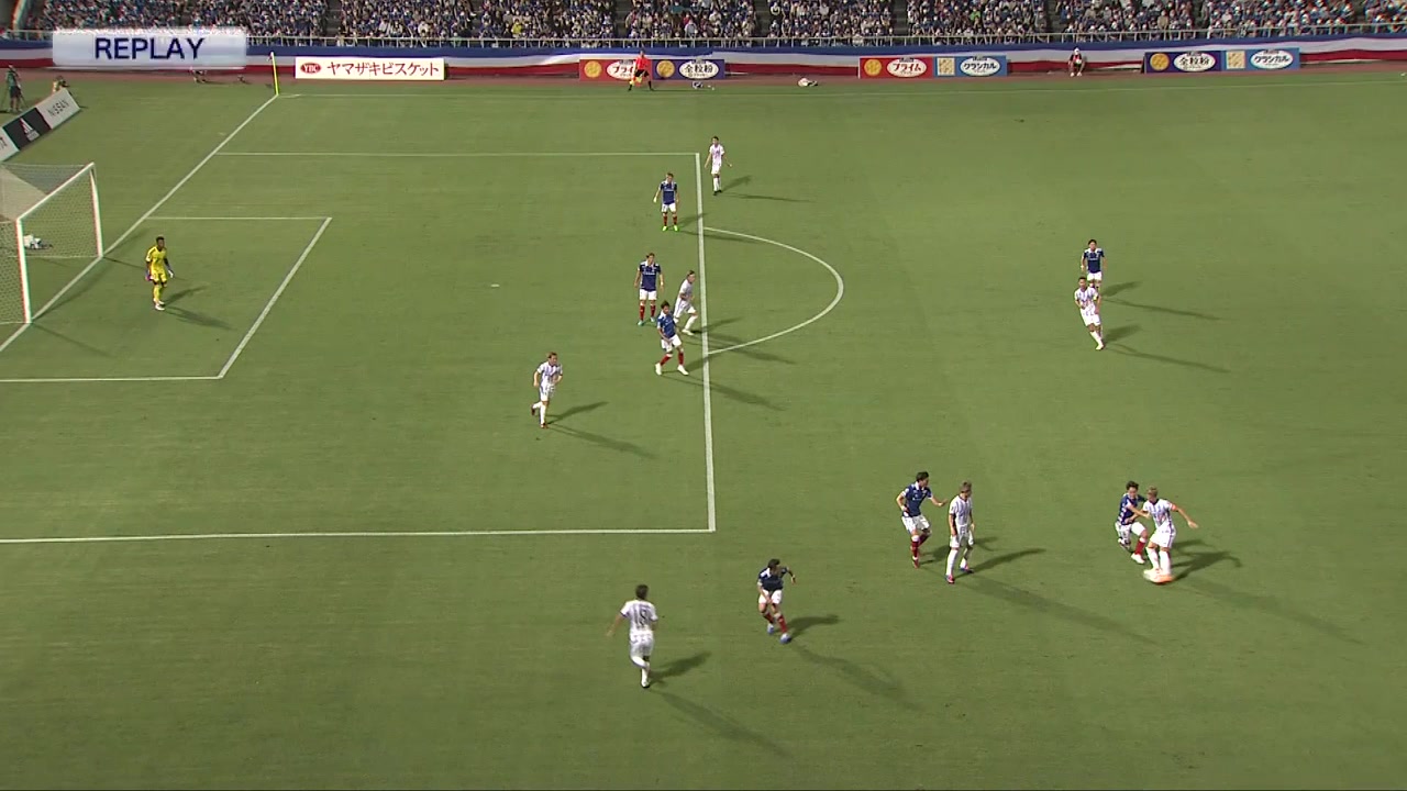 JPN LC Yokohama Marinos Vs Hiroshima Sanfrecce Yuki Nogami Goal in 36 min, Score 1:2