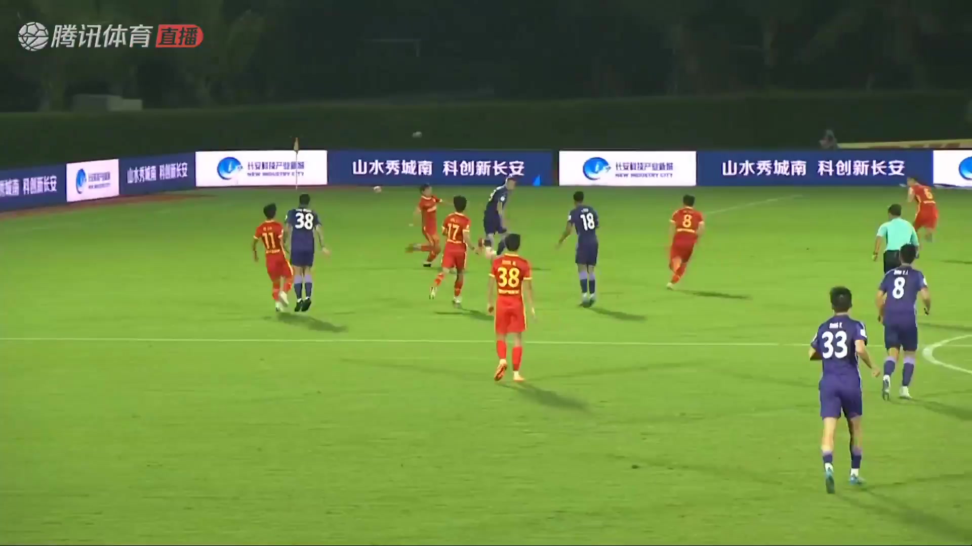 CHA CSL Hebei FC Vs Tianjin Tigers  Goal in 50 min, Score 1:2