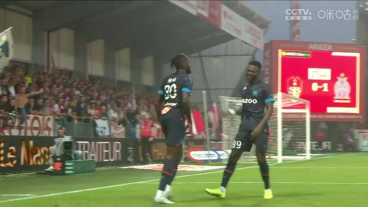 Ligue1 Stade Brestois Vs Marseille 37 phút Nuno TavaresVào, ghi bàn 0:1