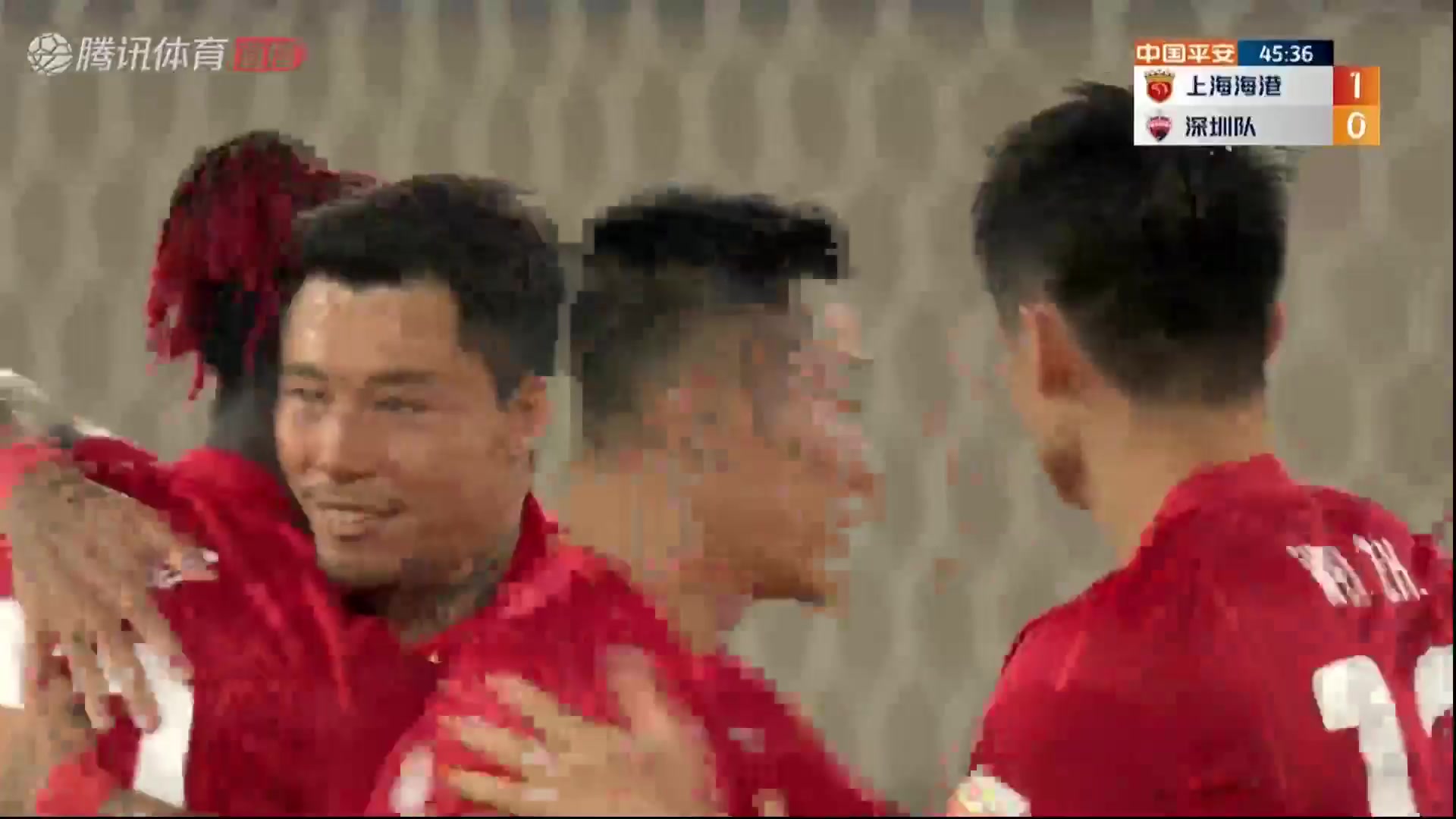 CHA CSL Shanghai Port Vs Shenzhen FC 46 ทำประตู  ประตู, ทำคะแนน 1:0