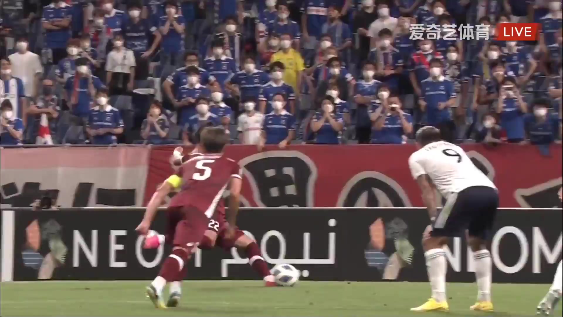 AFC CL Vissel Kobe Vs Yokohama Marinos Daiju Sasaki Goal in 31 min, Score 2:1