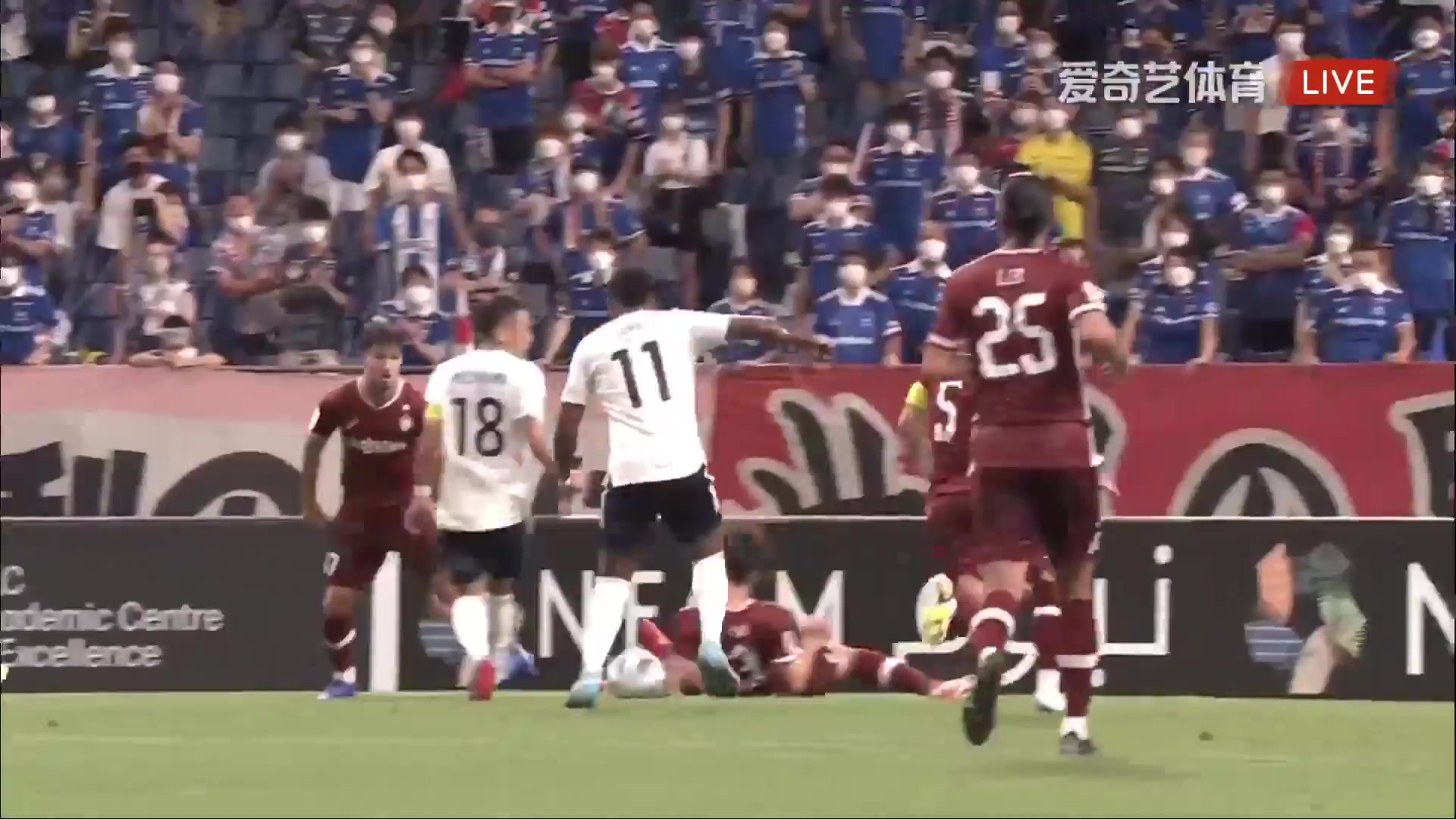 AFC CL Vissel Kobe Vs Yokohama Marinos  Goal in 89 min, Score 3:2