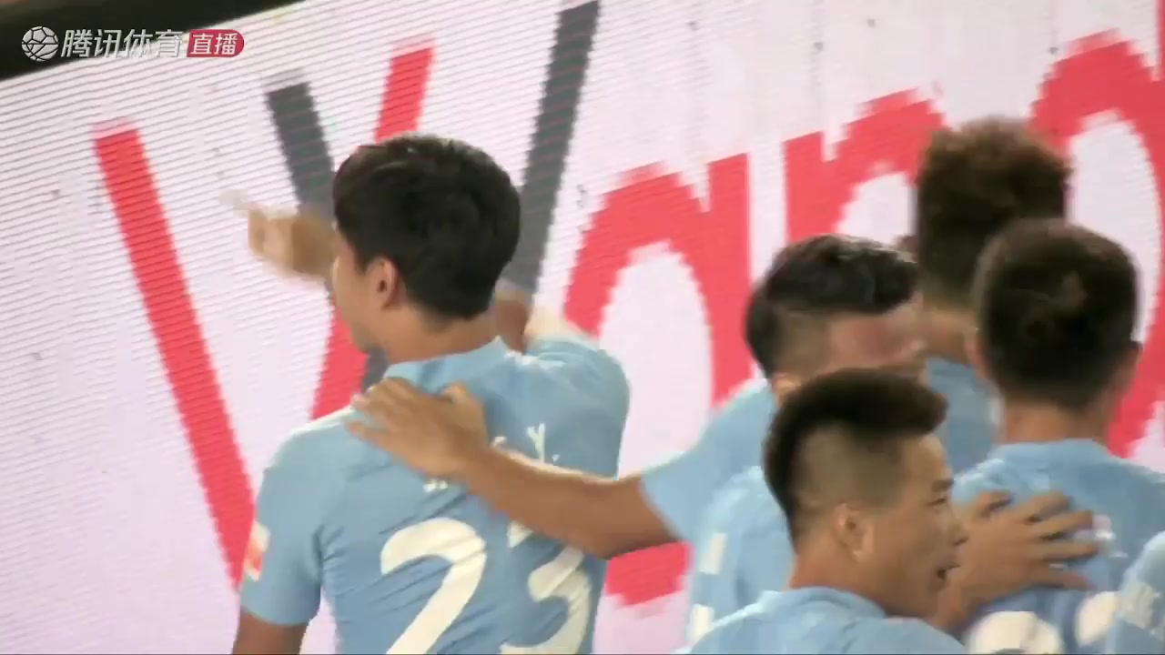 CHA CSL Dalian Pro Vs Cangzhou Mighty Lions 6 ทำประตู Shang Yin ประตู, ทำคะแนน 1:0