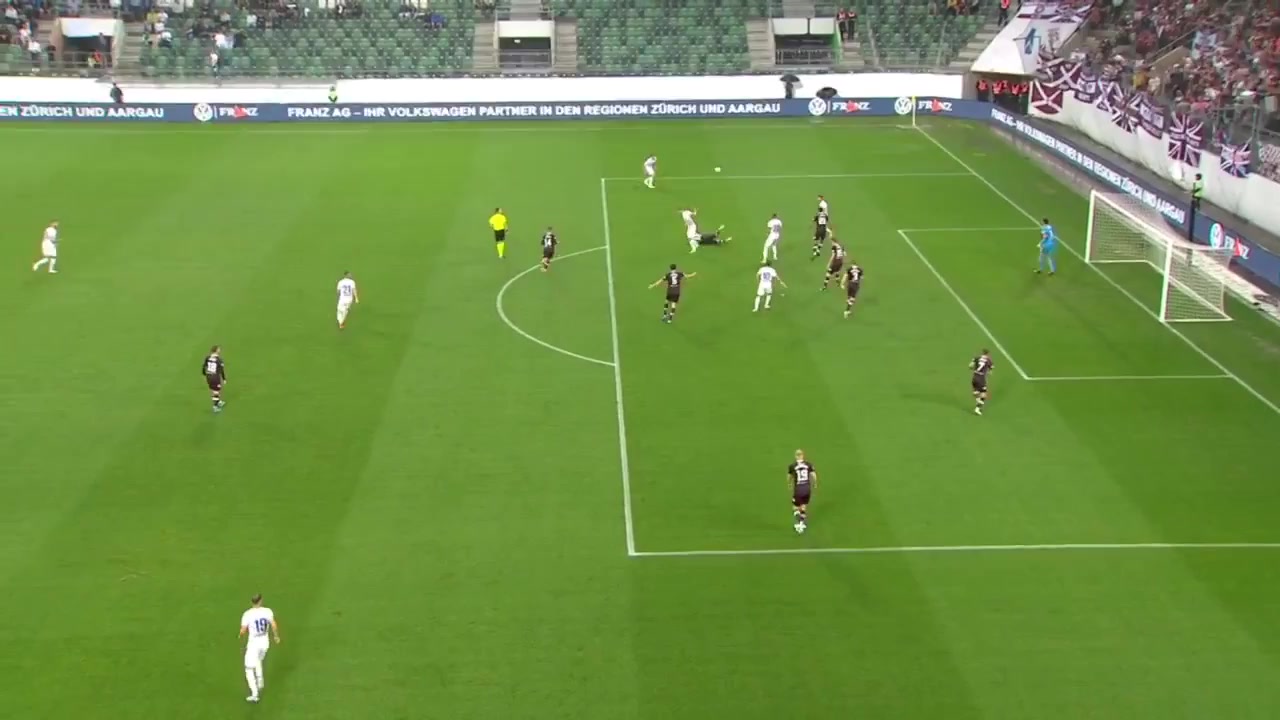 UEFA EL FC Zurich Vs Heart of Midlothian  Goal in 33 min, Score 2:1