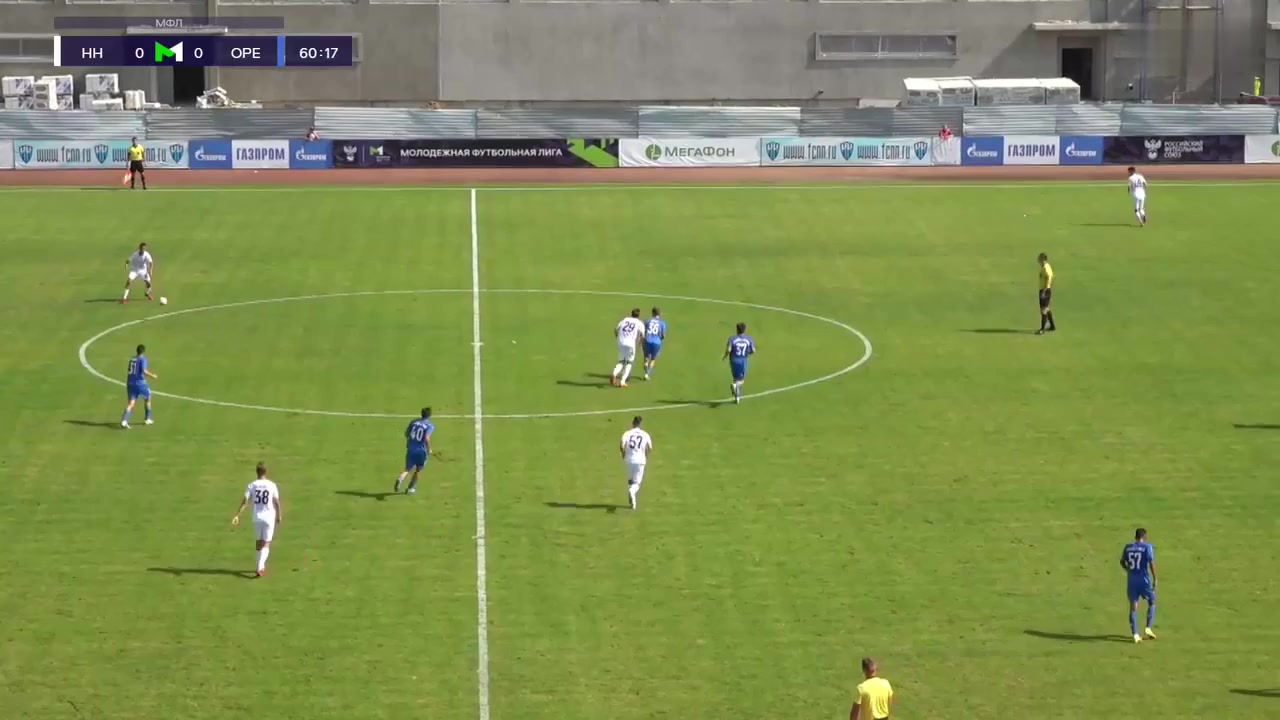 RUS YthC FK Nizhny Novgorod Youth Vs FK Orenburg Youth 63 phút Vào, ghi bàn 1:0