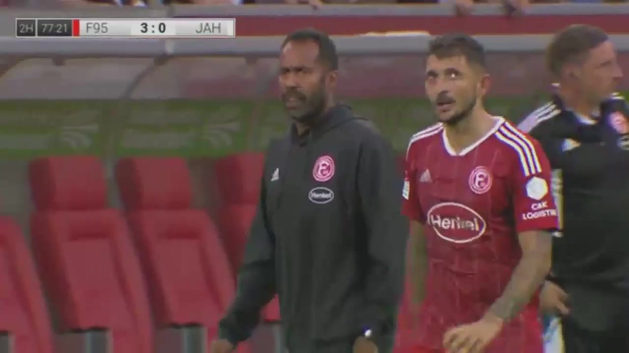 GER D2 Fortuna Dusseldorf Vs Jahn Regensburg Felix Klaus Goal in 80 min, Score 3:0