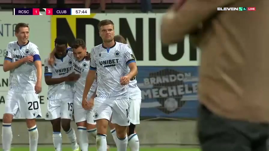BEL D1 Charleroi Vs Club Brugge Casper Nielsen Goal in 59 min, Score 1:3