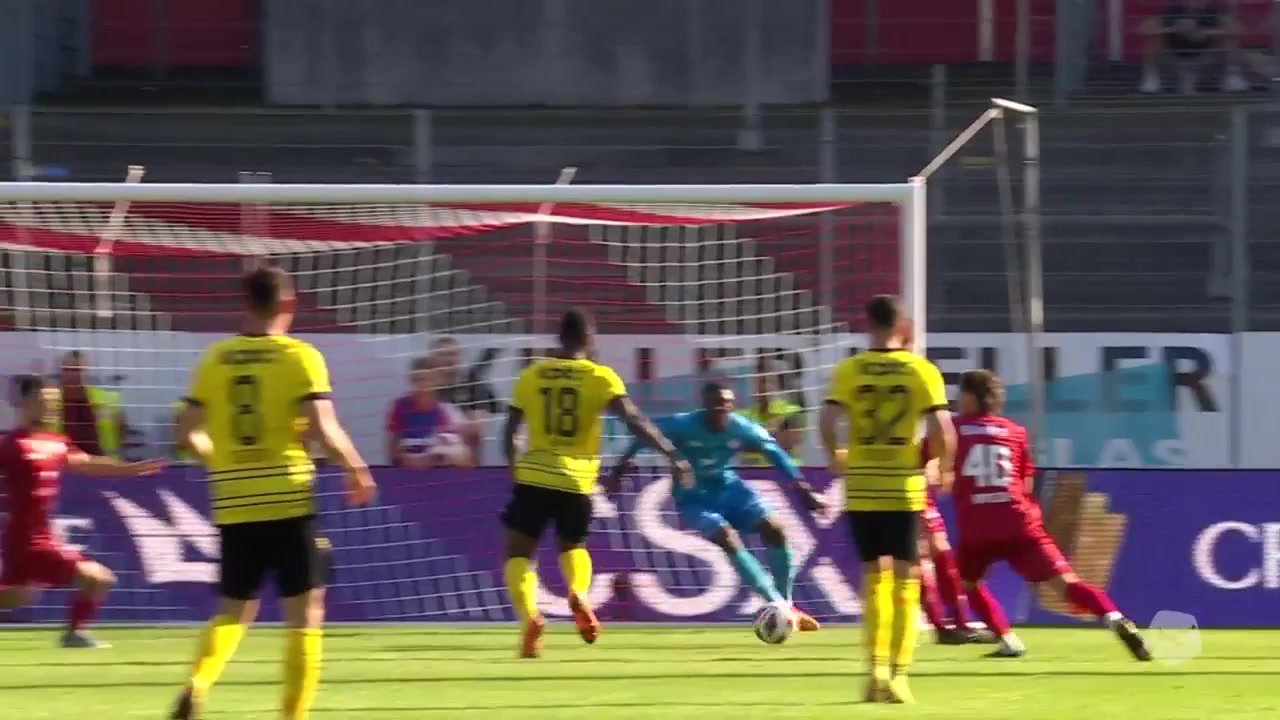 SUI Sl Winterthur Vs Young Boys Filip Ugrinic Goal in 51 min, Score 1:2