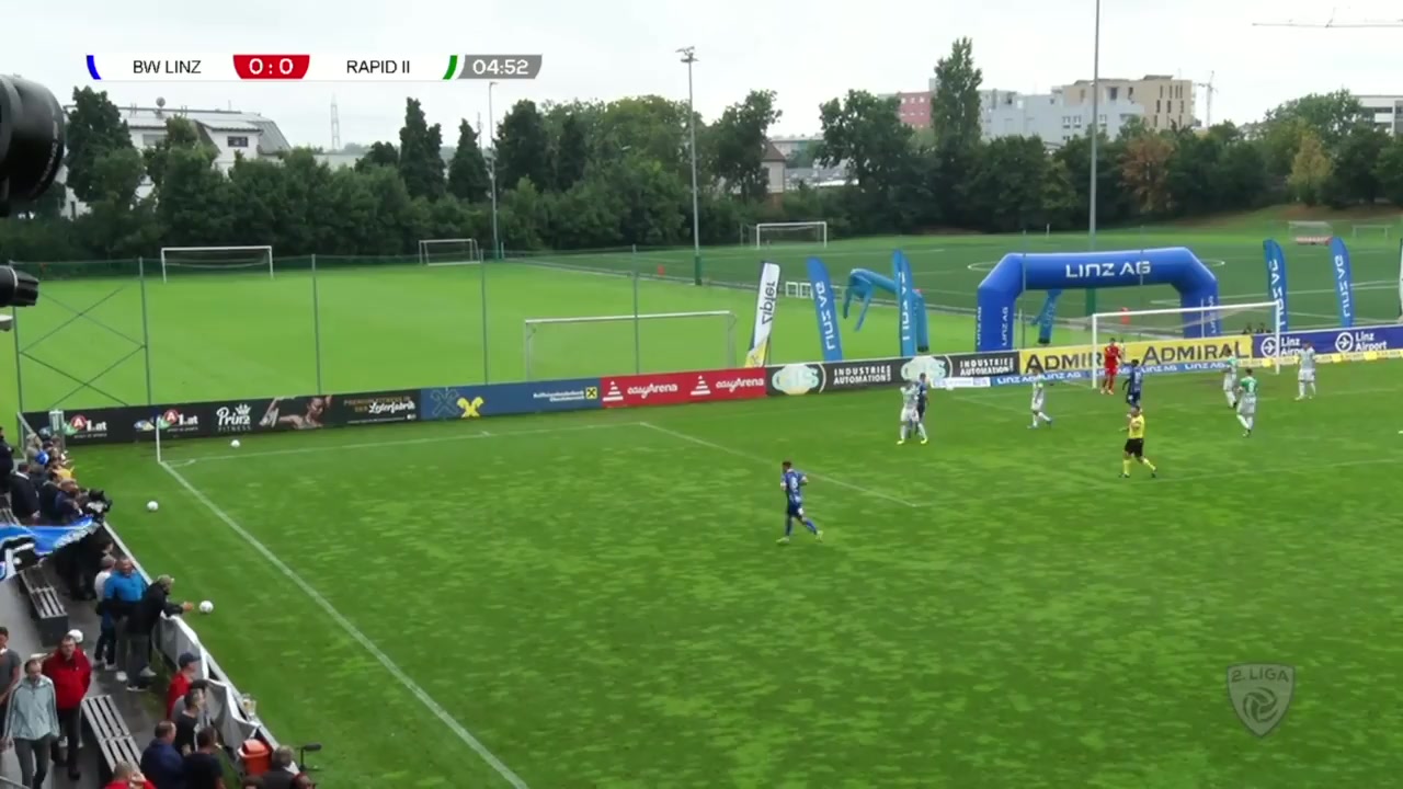 AUT D2 FC Blau Weiss Linz Vs Rapid Vienna (Youth) Ronivaldo Bernardo Sales Goal in 5 min, Score 1:0