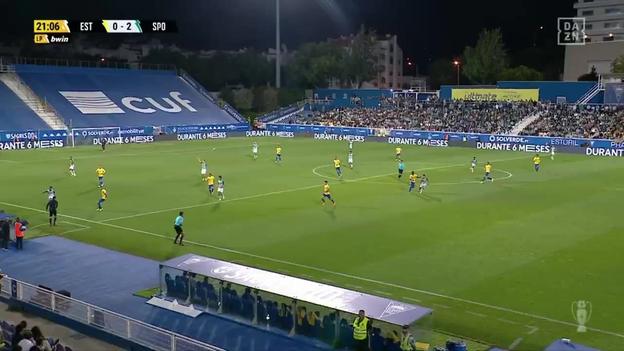 POR D1 Estoril Vs Sporting CP 20 phút Vào, ghi bàn 0:2