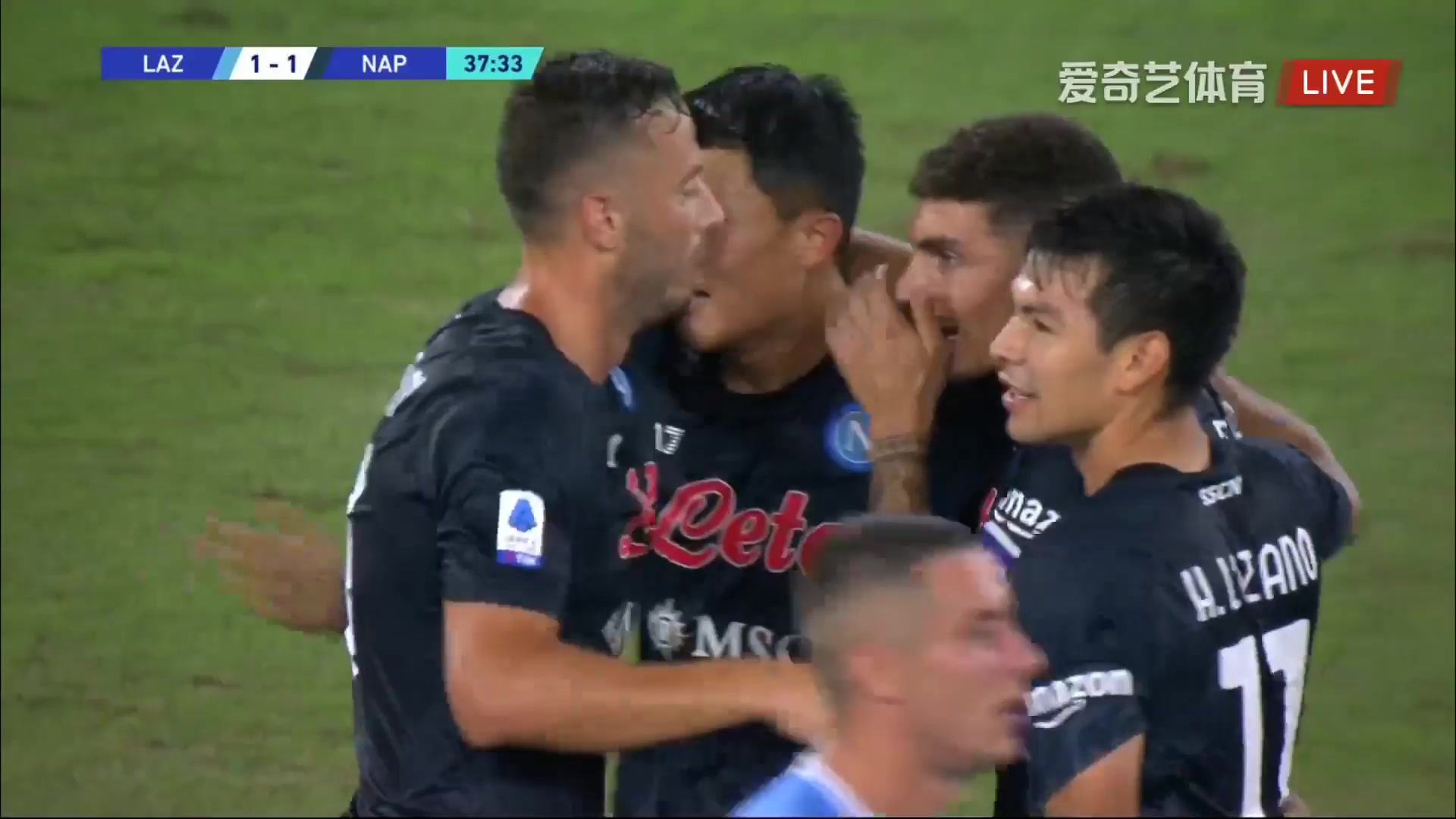 Serie A Lazio Vs Napoli Kim Min-Jae Goal in 36 min, Score 1:1