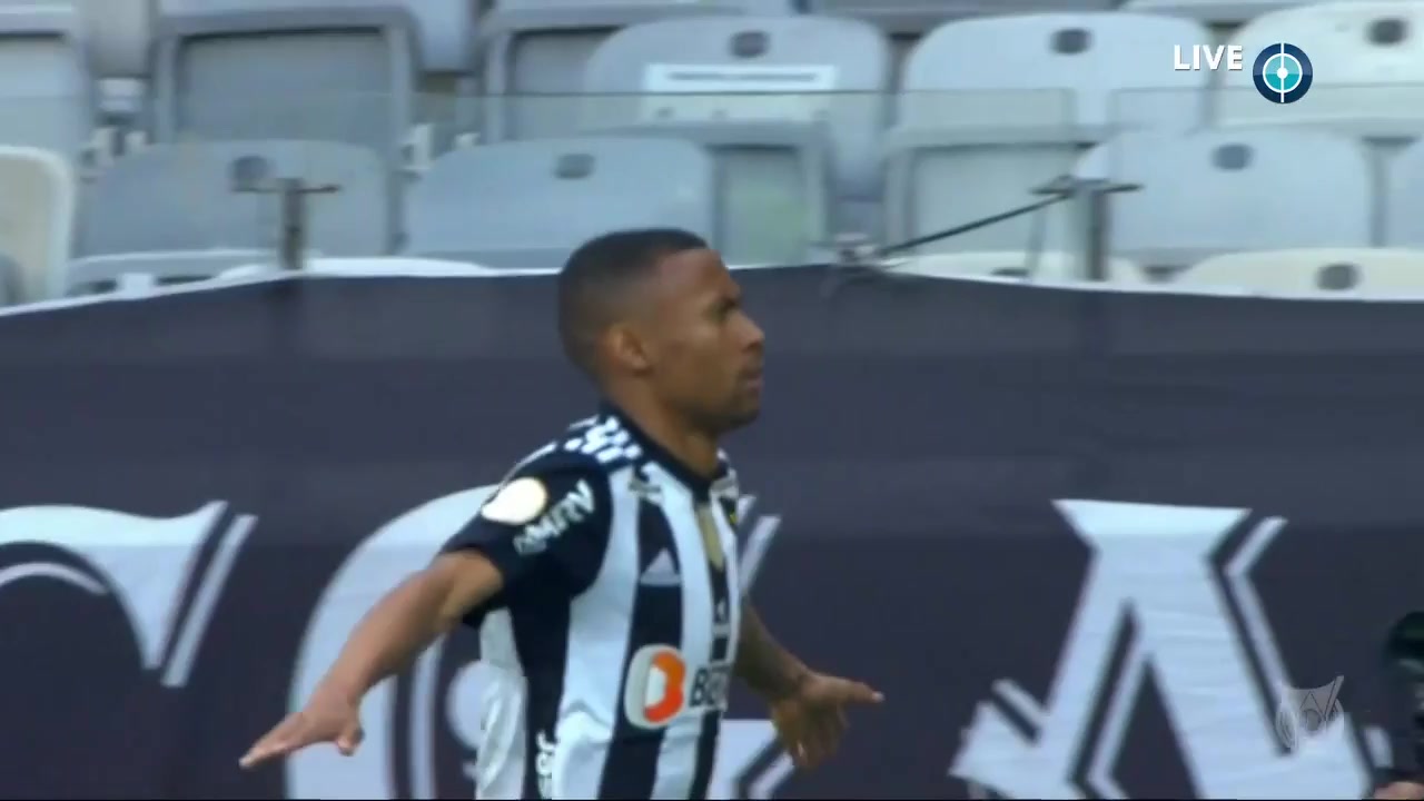 BRA D1 Atletico Mineiro Vs Bragantino  Goal in 17 min, Score 1:0