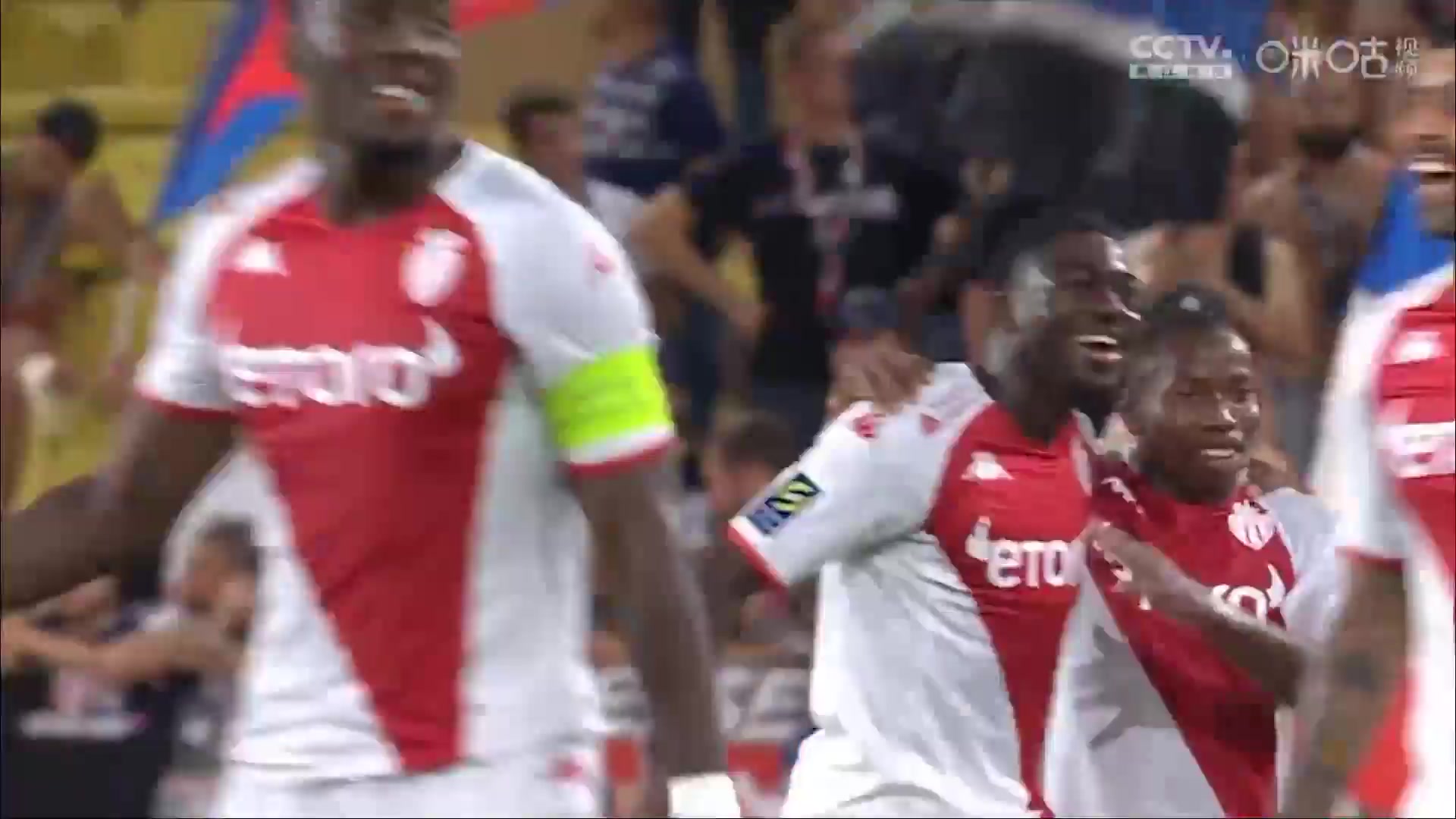 Ligue1 Monaco Vs Lyon 56 ทำประตู Benoit Badiashile Mukinayi ประตู, ทำคะแนน 1:0