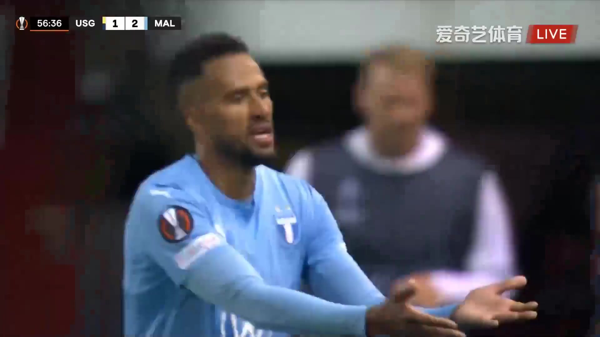 UEFA EL Saint Gilloise Vs Malmo FF Isaac Thelin Goal in 57 min, Score 1:2