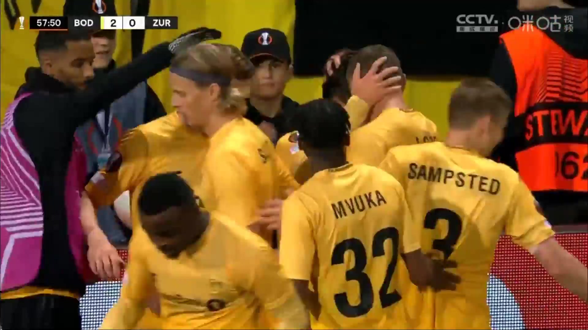 UEFA EL Bodo Glimt Vs FC Zurich Hugo Vetlesen Goal in 59 min, Score 2:0