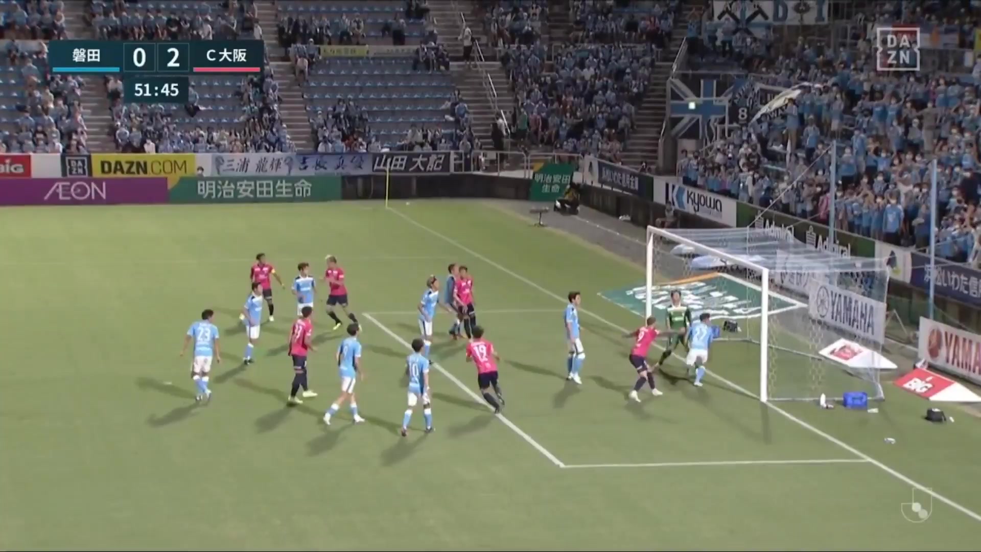 JPN D1 Jubilo Iwata Vs Cerezo Osaka 52 ทำประตู Ryosuke Shindo ประตู, ทำคะแนน 0:2