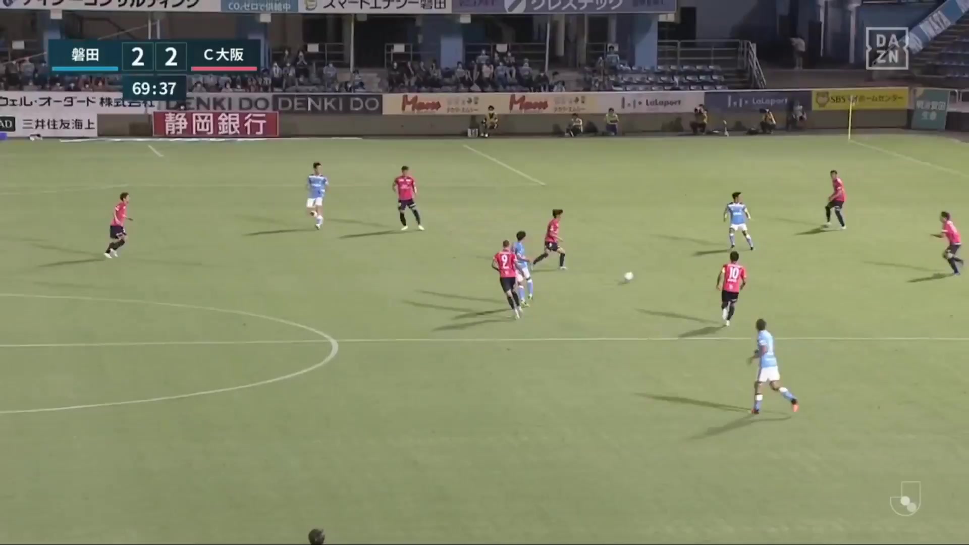 JPN D1 Jubilo Iwata Vs Cerezo Osaka 69 ทำประตู Ryosuke Shindo ประตู, ทำคะแนน 2:2