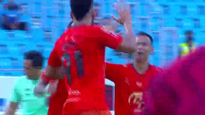 THA L1 Prachuap Khiri Khan Vs BG Pathum United Samuel Rosa Goncalves Goal in 16 min, Score 1:0